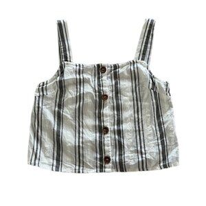 Sadie & Sage Size S 100% Cotton Cropped Tank